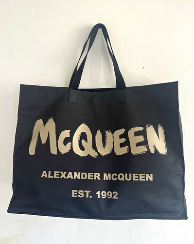 Alexander mcqueen black nylon - alexander,