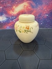 Vintage Wedgewood Bone China Mirabelle Made in England Ginger Jar Tea Caddy