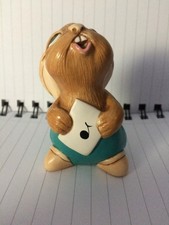 Pendelfin Rabbit Rolly Bunny 60's Hand Painted Vintage Stonecraft Figurine Blue