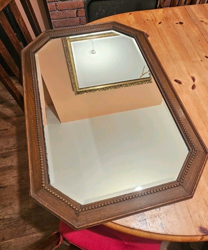 Art deco geometric wall mirror - wall,