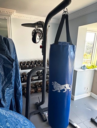 Boxing station with - punch, bag