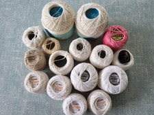 job lot Crochet  thread Coates Twilleys and others