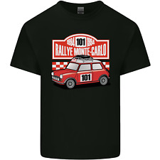 Rallye Monte Carlo Mini Rally Car Kids T-Shirt Childrens