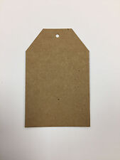 10  Kraft Brown Favour Gift Swing Tags Wedding Party Bomboniere Craft 55 X 85MM