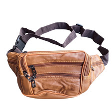 Real genuine leather bum bag - real,