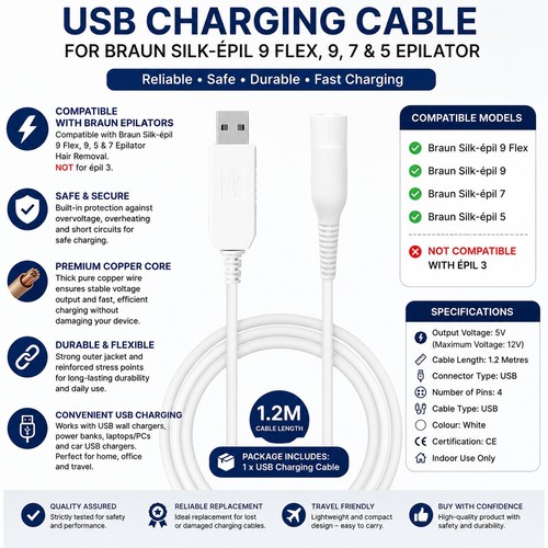 Usb charging cable braun silk - charging,