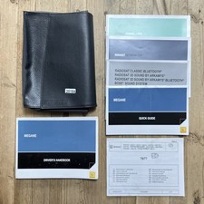 08-15 RENAULT MEGANE  OWNERS HANDBOOK MANUAL PACK & WALLET Print 2009 Ref20184