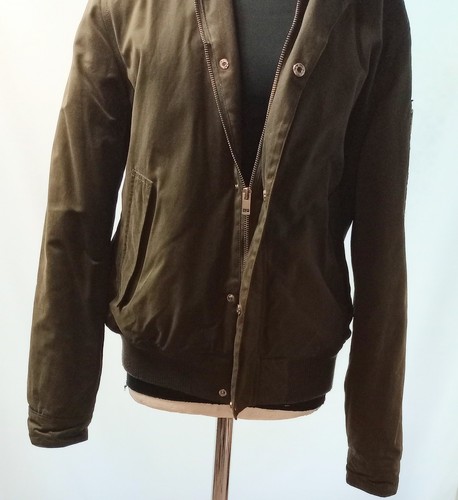 New look mens khaki coat - new,
