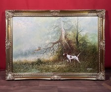 Painting By L Eiford of a Dog