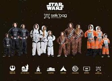 Selk'Bag Star Wars Sleeping Bag Suit Size adult Small Chewbacca Trooper PILOT
