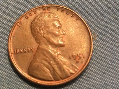 1951d usa cent coin - cent,