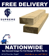 Treated Railway Sleepers | Treated | 200x100 2.4m | FREE DELIVERY ABOVE £150
