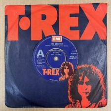 T. Rex - The Groover / Midnight -OG UK EMI 7" 45 - MARC 5 -A Label Demo 2nd Copy