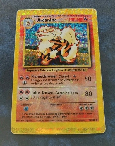 Arcanine 102 holo prism - 23/102,