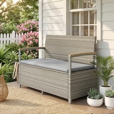 170 garden storage bench 2 - l,