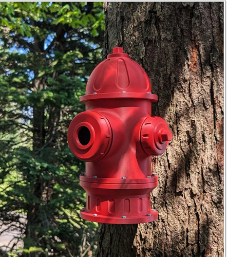 Fire hydrant birdhouse - hydrant,
