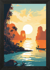 Thailand Beach Framed Wall Art