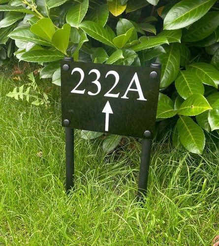Freestanding house sign - freestanding, door