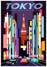 JAPAN TOKYO A3 vintage retro travel & railways posters art print #3