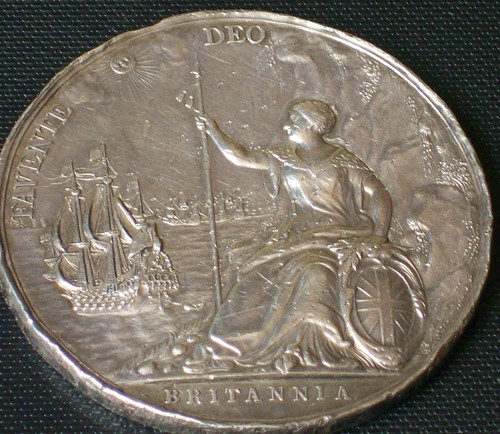 Charles solid silver medal - ii,