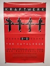 Kraftwerk Poster 3D The Catalogue Original Parlophone Promotion 2017