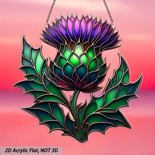 Scottish thistle shaped - scottish,