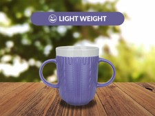 Boscul Two Handled Mug Cup Disability Aid Weak Grip Double Handle Dignity Marked