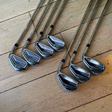 Cobra King F7 Irons one length 4-PW Stiff 1/2" longer 2 degree upright