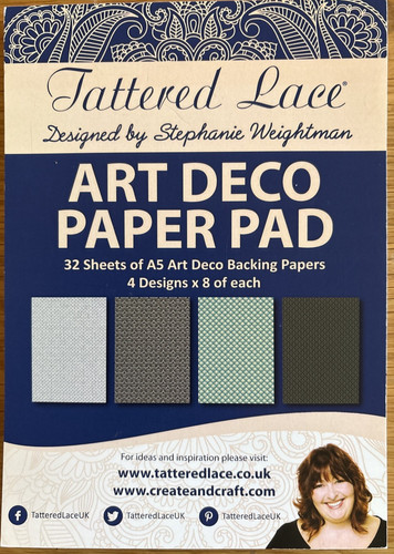 Tattered lace art deco - tattered,