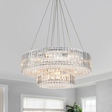 12-Lights Luxury Crystal