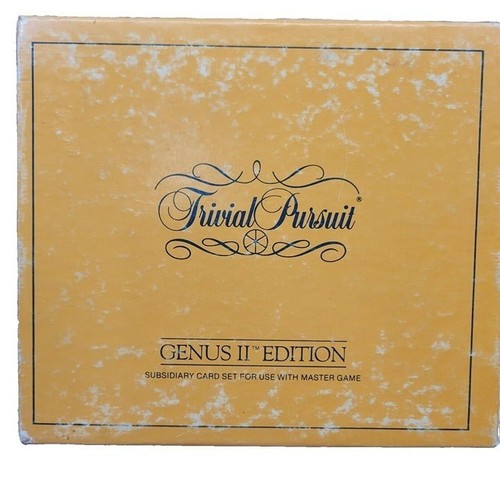 Trivial pursuit genus - pursuit,