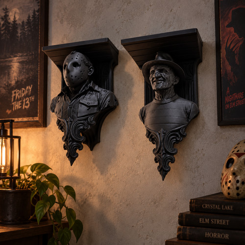 Freddy and jason floating - and,