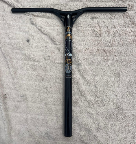 Black push scooter bar - push, t-bar