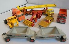 MATCHBOX LESNEY - KING SIZE, SUPER KINGS, LOT OF 7 - K11, MP5, K21, M4 FRUEHAUF