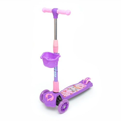 Girls push kick ride - kick,