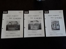 NIAE cattle weigh crate test reports x3 1964