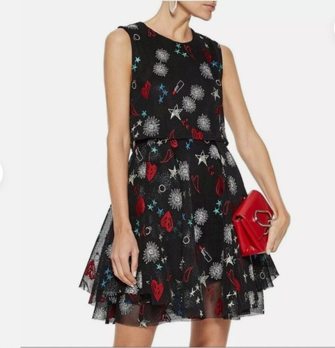 Maje rachel black mesh mini - maje,