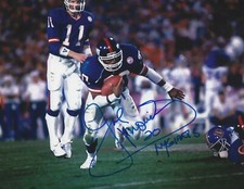 Joe Morris Signed Autographed