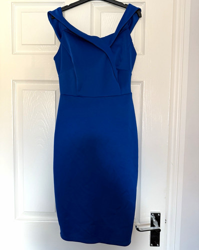 Lipsy london blue scuba neck - london,