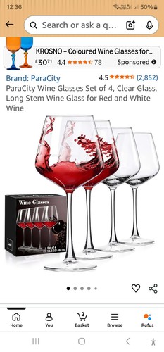 Wine glasses set 4 - –, of