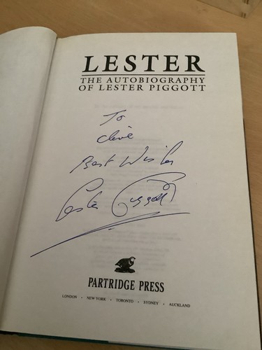 Autographed lester the - lester:,
