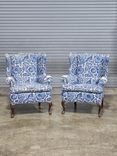 Pair Mahogany Queen Anne Style