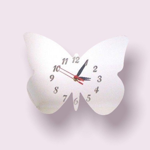 Butterfly big wings clock - butterfly,