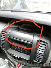 Vivaro Trafic Primastar 1.9 2.0 Dashboard Centre Top Storage Pocket Tray 01-2014