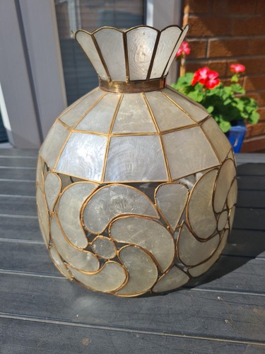 Cute vintage capiz - cute, shell