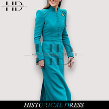 Kate Middleton Blue Wool