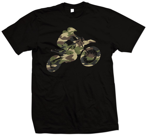 Motocross shirt camo - motocross,