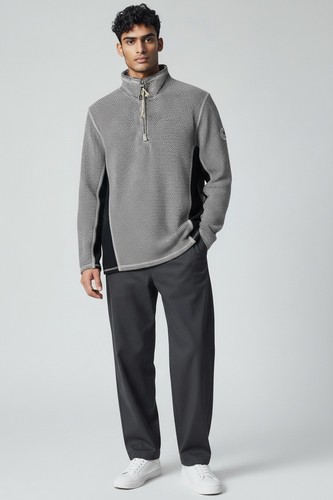Nwot weird fish quarter zip - fish,