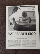 Fiat ABARTH 1300 COUPE   Road