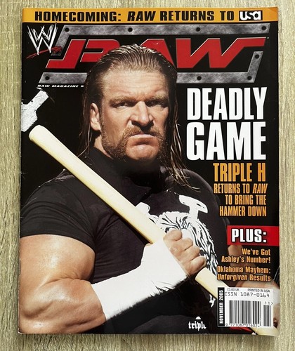 Wwe raw magazine - wwe, nov